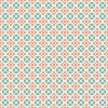 Soyut çapraz desenli üretken hesaplama sanatı çizimi