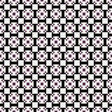 Soyut çapraz desenli üretken hesaplama sanatı çizimi