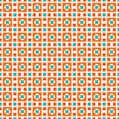 Soyut Geometrik Desen, üretken hesaplama sanatı çizimi 