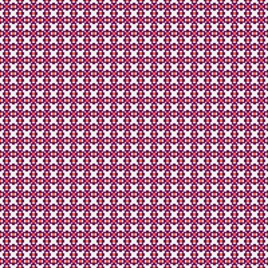 Soyut çapraz desenli üretken hesaplama sanatı çizimi