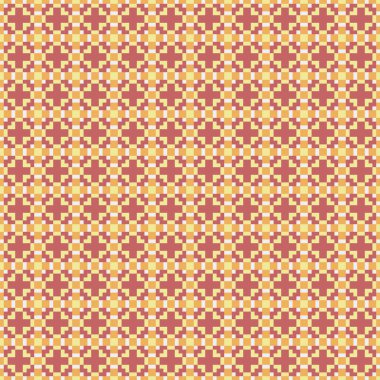 Soyut çapraz desenli üretken hesaplama sanatı çizimi