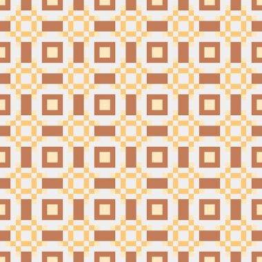 Soyut çapraz desenli üretken hesaplama sanatı çizimi