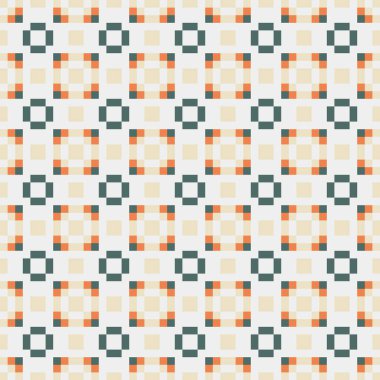 Soyut çapraz desenli üretken hesaplama sanatı çizimi