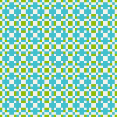 Soyut çapraz desenli üretken hesaplama sanatı çizimi