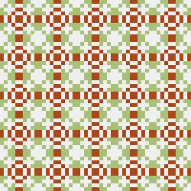 Soyut çapraz desenli üretken hesaplama sanatı çizimi