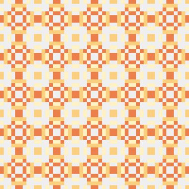 Soyut çapraz desenli üretken hesaplama sanatı çizimi