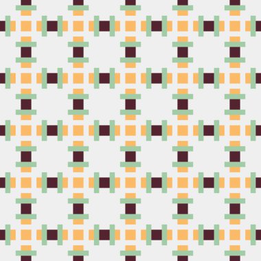 Soyut çapraz desenli üretken hesaplama sanatı çizimi