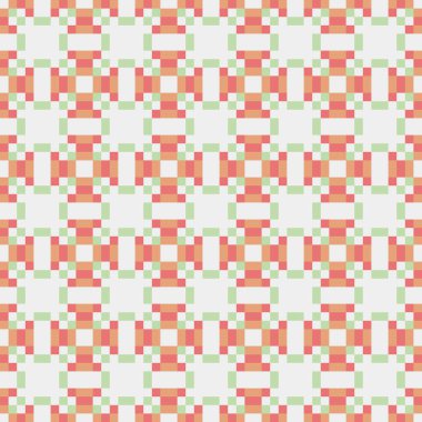 Soyut çapraz desenli üretken hesaplama sanatı çizimi