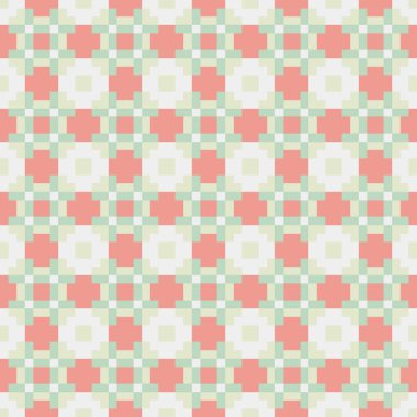 Soyut çapraz desenli üretken hesaplama sanatı çizimi