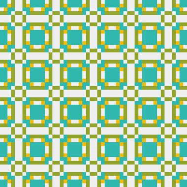 Soyut çapraz desenli üretken hesaplama sanatı çizimi