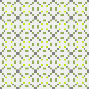 Soyut Geometrik Desen, üretken hesaplama sanatı çizimi 