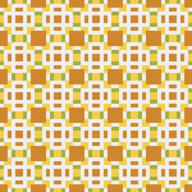 Soyut çapraz desenli üretken hesaplama sanatı çizimi