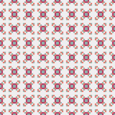 Soyut çapraz desenli üretken hesaplama sanatı çizimi