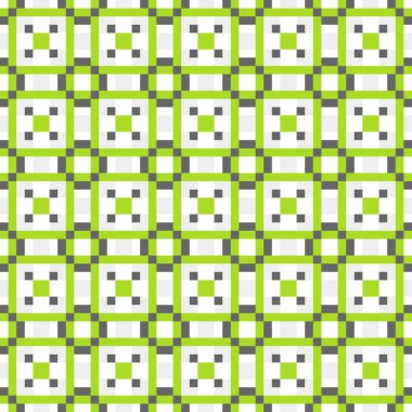 Soyut Geometrik Desen, üretken hesaplama sanatı çizimi 