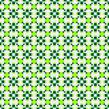 Soyut Geometrik Desen, üretken hesaplama sanatı çizimi 