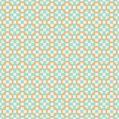 Soyut çapraz desenli üretken hesaplama sanatı çizimi