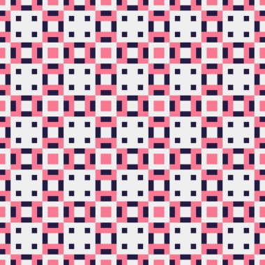 Soyut çapraz desenli üretken hesaplama sanatı çizimi