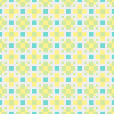 Soyut çapraz desenli üretken hesaplama sanatı çizimi