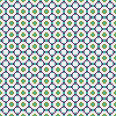 Soyut çapraz desenli üretken hesaplama sanatı çizimi