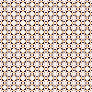 Soyut Geometrik Desen, üretken hesaplama sanatı çizimi 