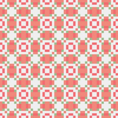 Soyut Geometrik Desen, üretken hesaplama sanatı çizimi 