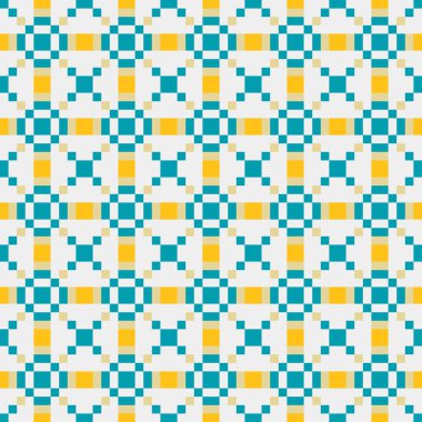 Soyut çapraz desenli üretken hesaplama sanatı çizimi