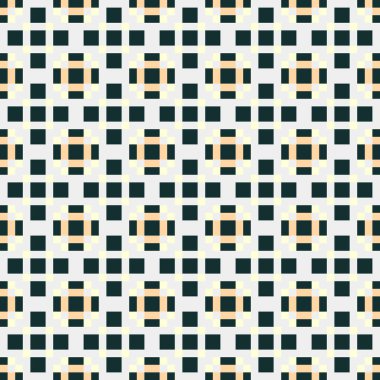 Soyut Geometrik Desen, üretken hesaplama sanatı çizimi 