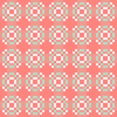 Soyut çapraz desenli üretken hesaplama sanatı çizimi