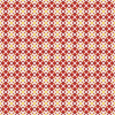 Soyut Geometrik Desen, üretken hesaplama sanatı çizimi 