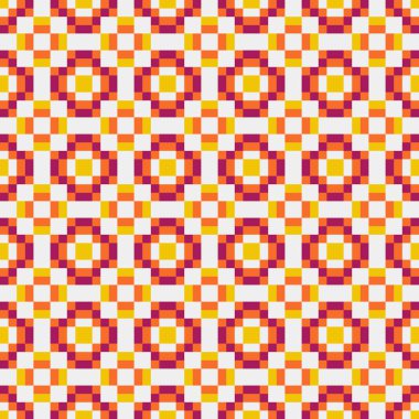 Soyut çapraz desenli üretken hesaplama sanatı çizimi