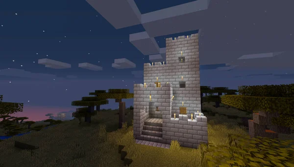 Minecraft Game February 2021 Sample Simply Stone Medieval Castle