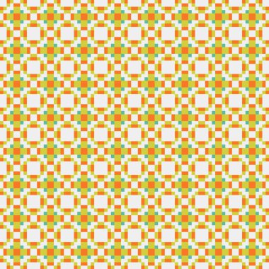 Soyut Geometrik Desen, üretken hesaplama sanatı çizimi 