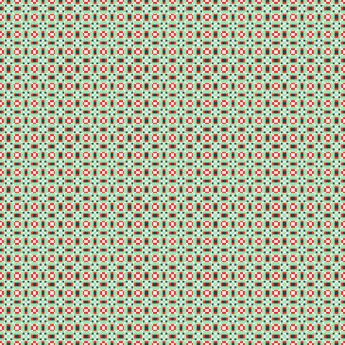 Soyut Geometrik Desen, üretken hesaplama sanatı çizimi 