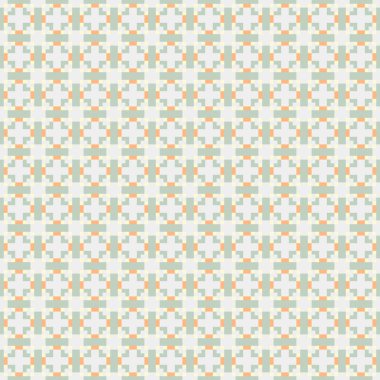 Soyut çapraz desenli üretken hesaplama sanatı çizimi