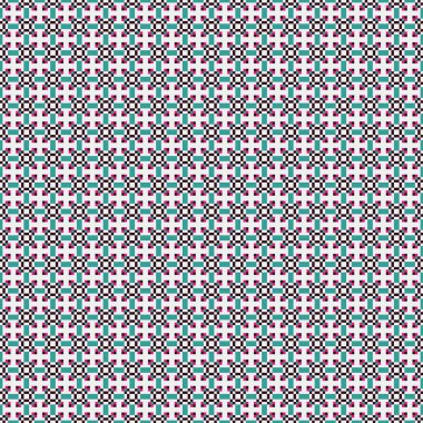 Soyut Geometrik Desen, üretken hesaplama sanatı çizimi 