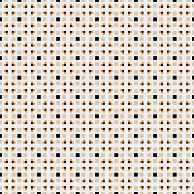 Soyut çapraz desenli üretken hesaplama sanatı çizimi