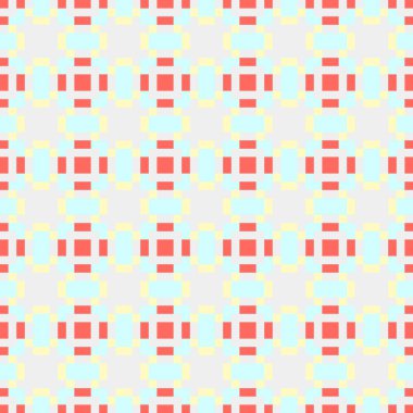 Soyut çapraz desenli üretken hesaplama sanatı çizimi