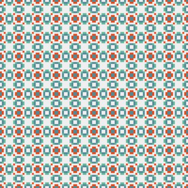 Soyut Geometrik Desen, üretken hesaplama sanatı çizimi 