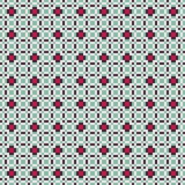 Soyut çapraz desenli üretken hesaplama sanatı çizimi