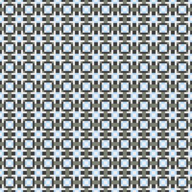 Soyut çapraz desenli üretken hesaplama sanatı çizimi