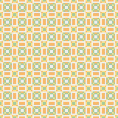 Soyut Geometrik Desen, üretken hesaplama sanatı çizimi 