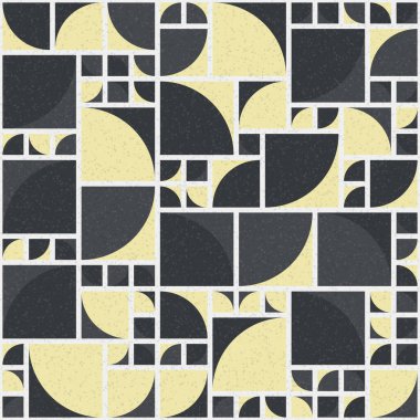 Soyut Geometrik Desen üretken hesaplama sanatı çizimi