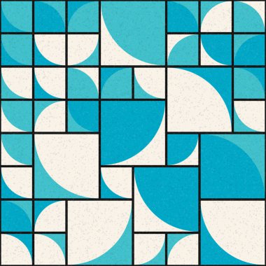 Soyut Geometrik Desen üretken hesaplama sanatı çizimi