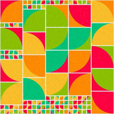 Soyut Geometrik Desen üretken hesaplama sanatı çizimi