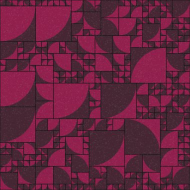 Soyut Geometrik Desen üretken hesaplama sanatı çizimi