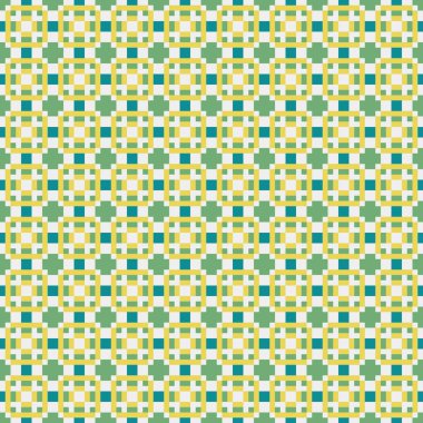 Soyut çapraz desenli üretken hesaplama sanatı çizimi