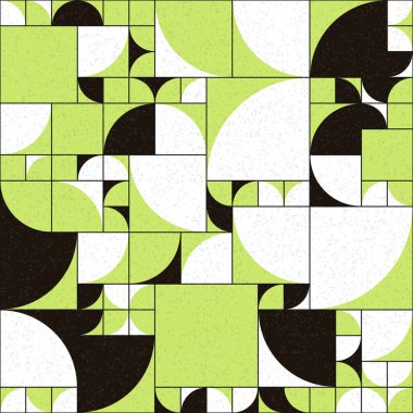 Soyut Geometrik Desen üretken hesaplama sanatı çizimi