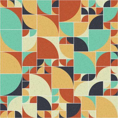 Soyut Geometrik Desen üretken hesaplama sanatı çizimi