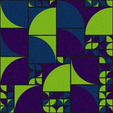 Soyut Geometrik Desen üretken hesaplama sanatı çizimi