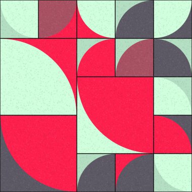 Soyut Geometrik Desen üretken hesaplama sanatı çizimi